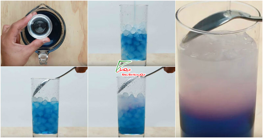 Pha tr&agrave; nhiều m&agrave;u
